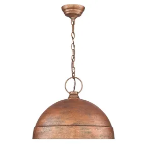 Lincoln 17 in. Pendant Light Copper Finish