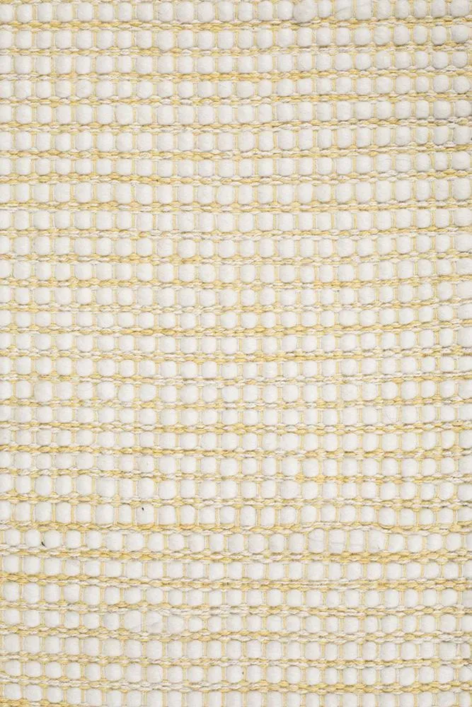 Loft Stunning Wool Yellow Rug