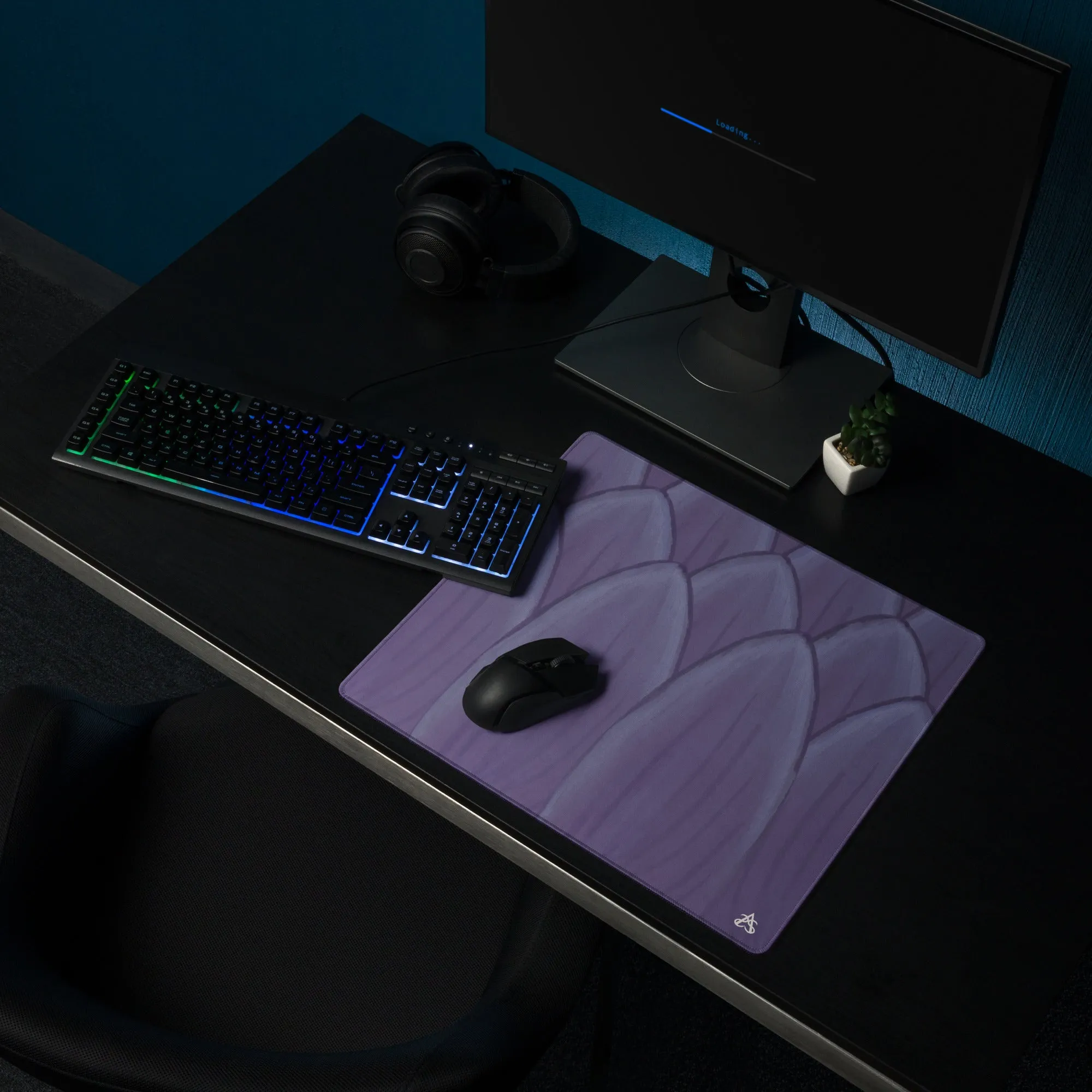 Lotus Petals Desk Mat