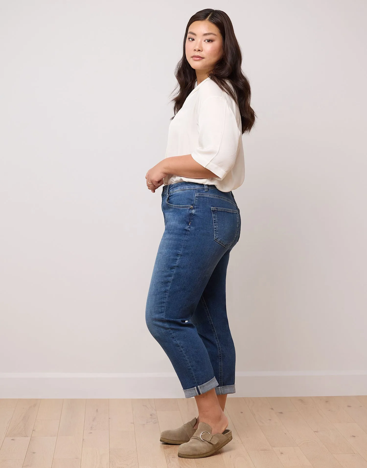 MALIA RELAXED JEANS / LONDON BLUE