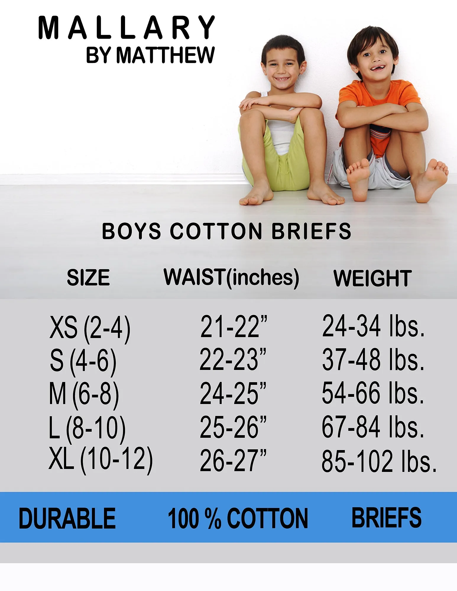 Mallary by Matthew 100% Cotton Boys Briefs Underwear 8 Pack Transportation