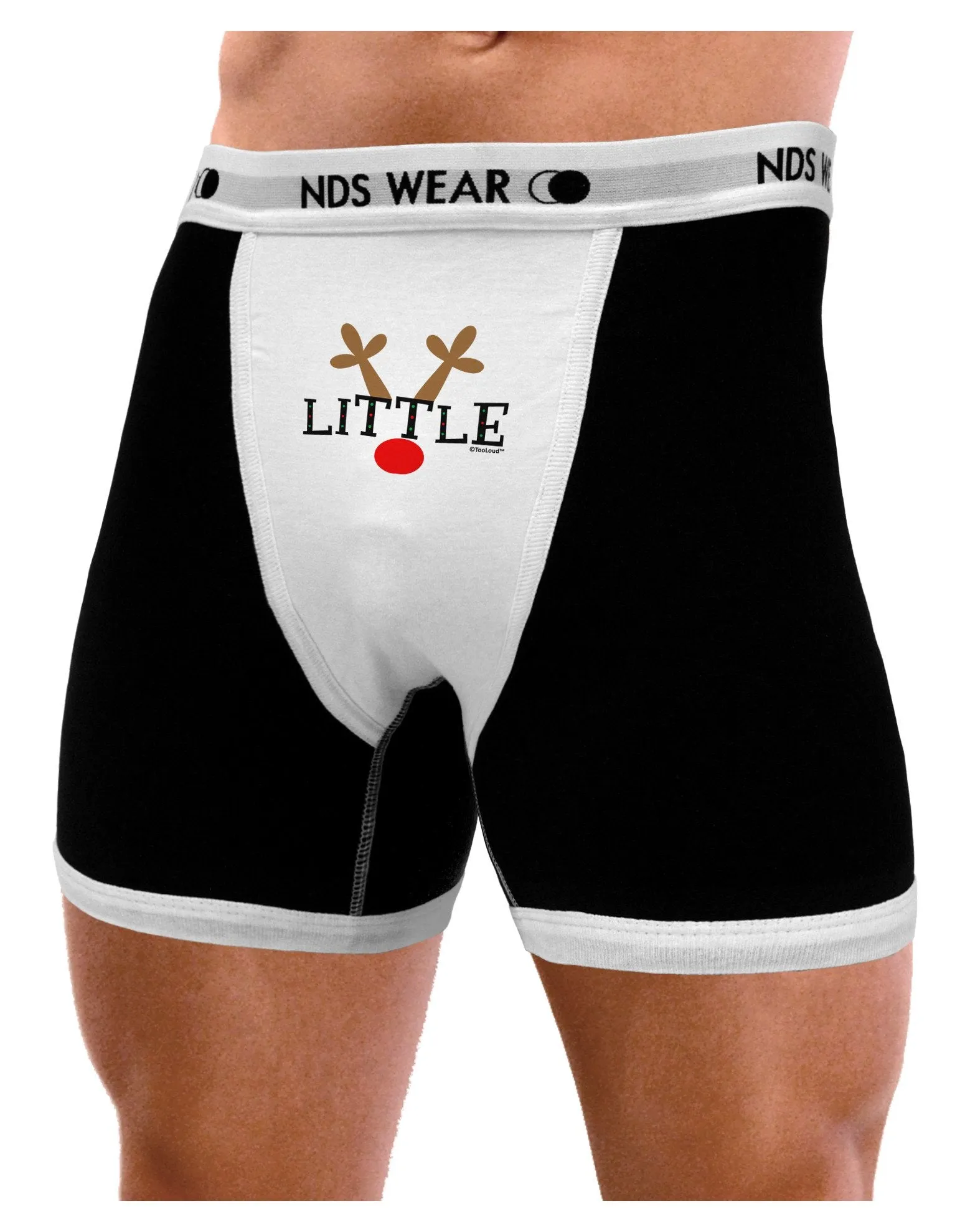 Matching Family Christmas Design - Reindeer - Little Mens Boxer Brief Underwear by TooLoud