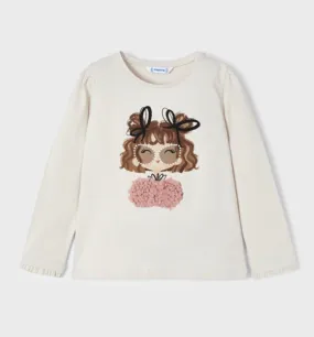 Mayoral Girls EcoFriends Fancy Girl L/S Shirt