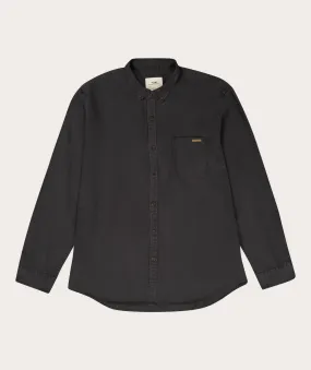 Mens Tencel Long Sleeve Shirt - Charcoal