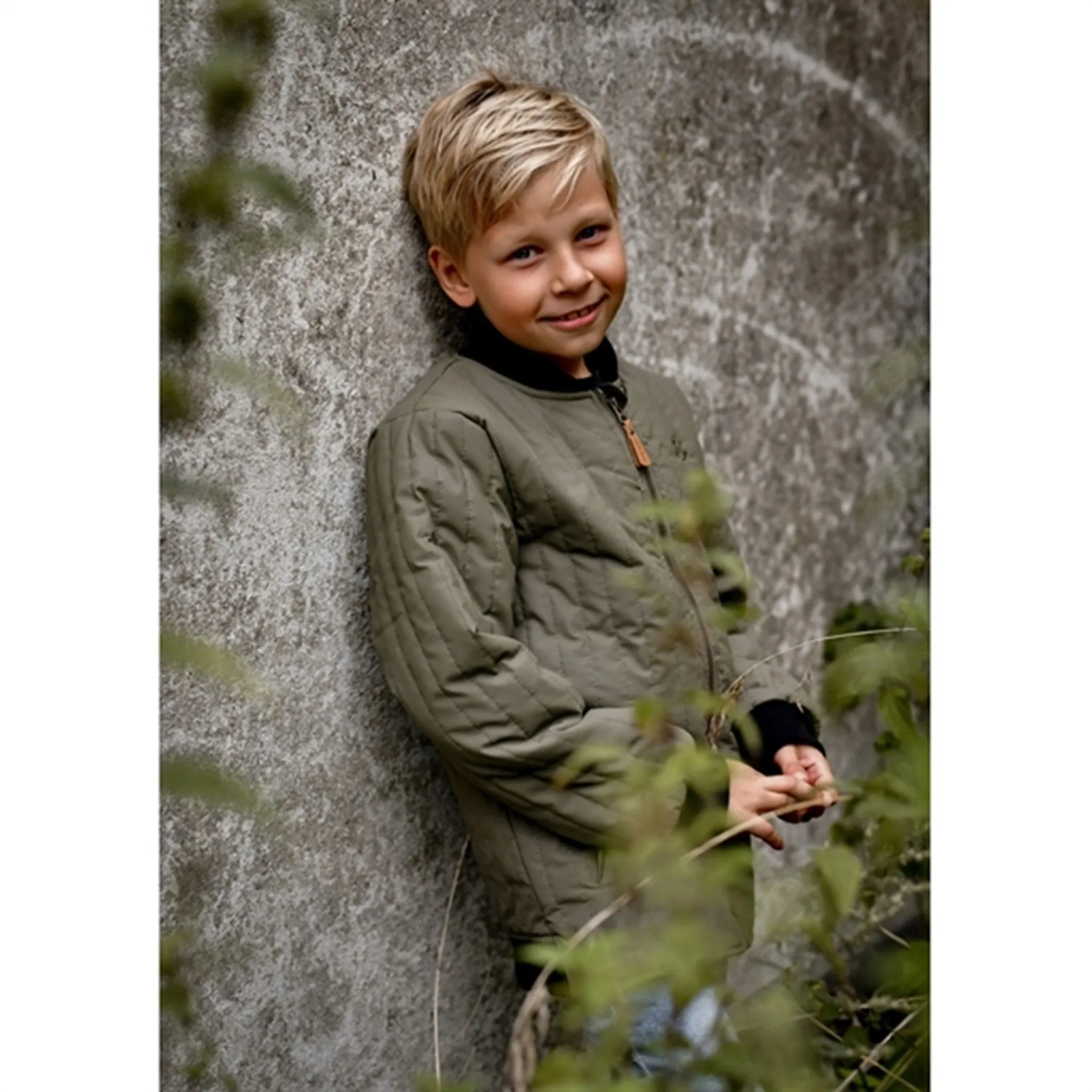 Mikk-Line Thermo Jacket Dusty Olive