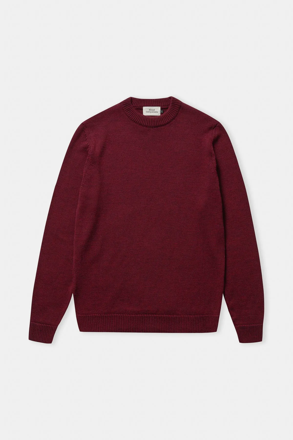 MORTEN jumper eco merino melange wine