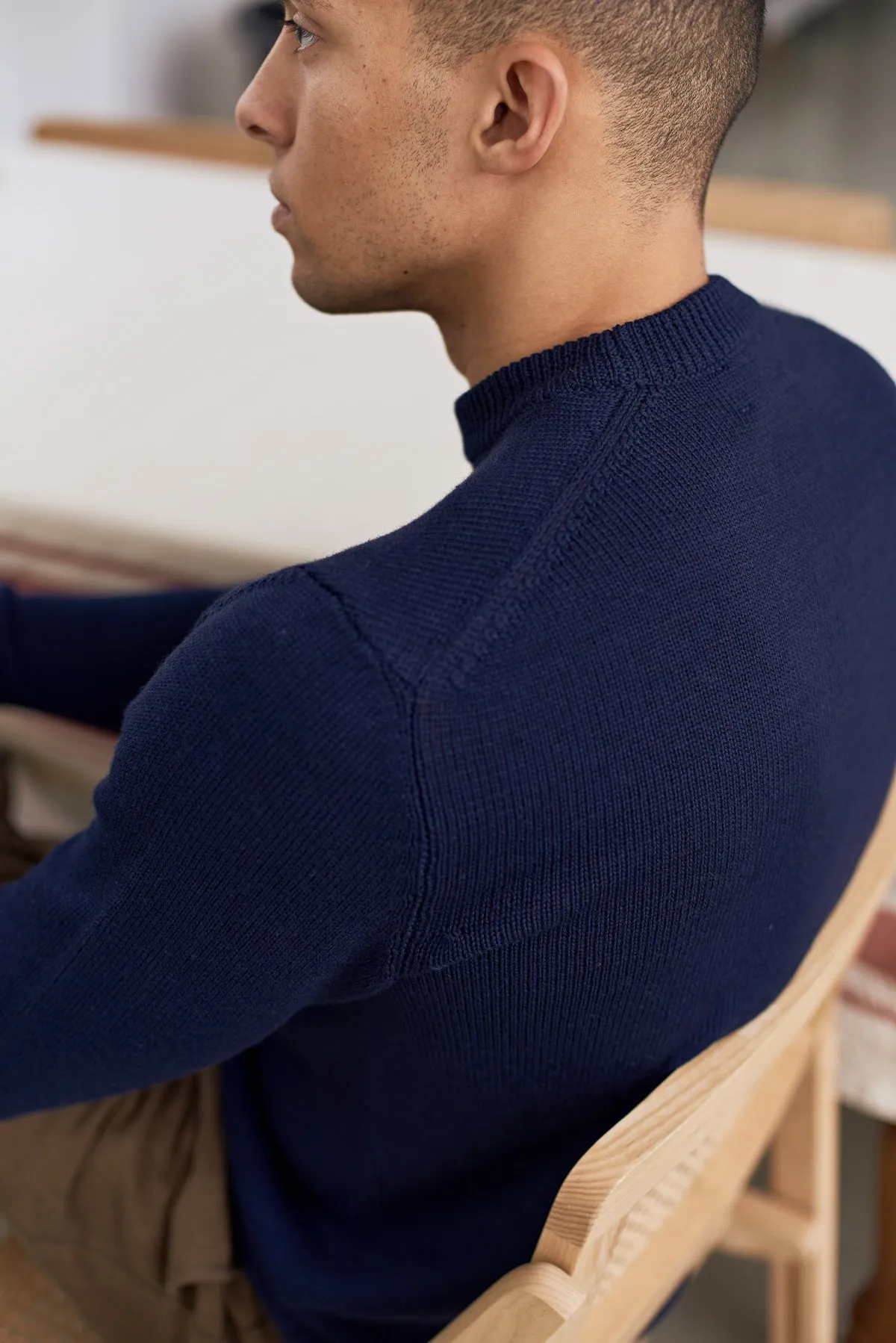 MORTEN jumper eco merino navy