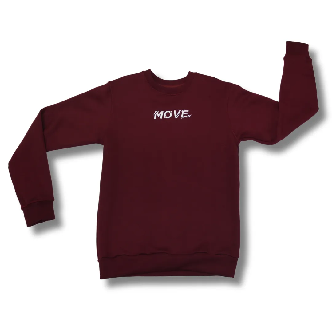 MOVE. Classic Sweatshirt - Maroon