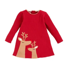 MUD Red Reindeer T-Shirt Dress