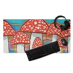 Mushroom Glitch Desk Mat