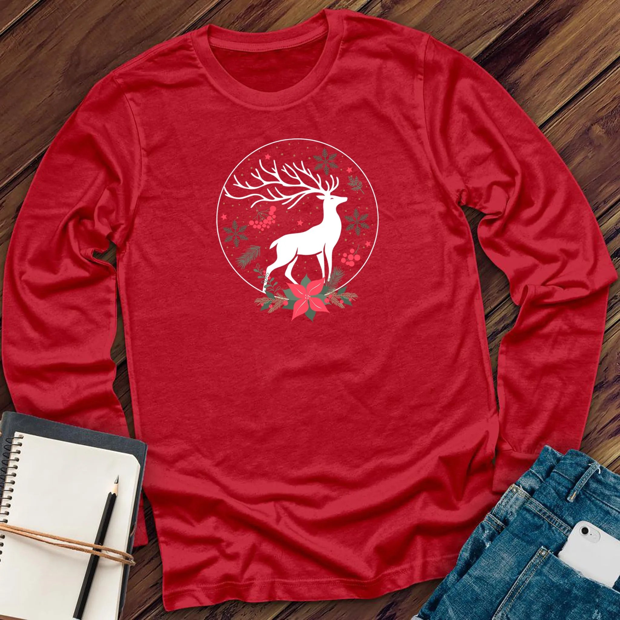 Mystic X-mas Reindeer Long Sleeve