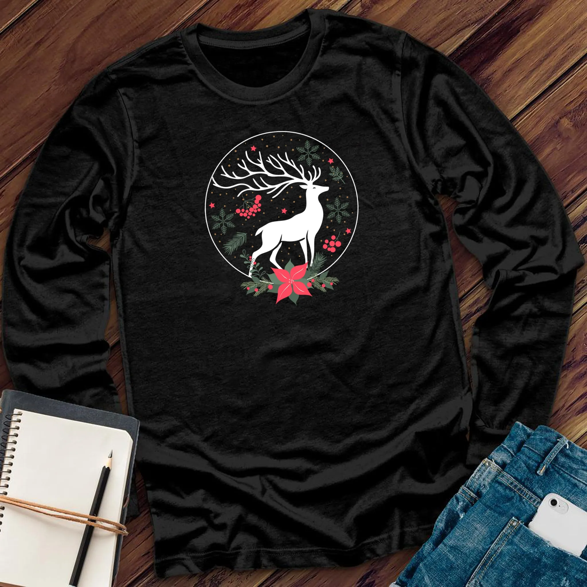 Mystic X-mas Reindeer Long Sleeve