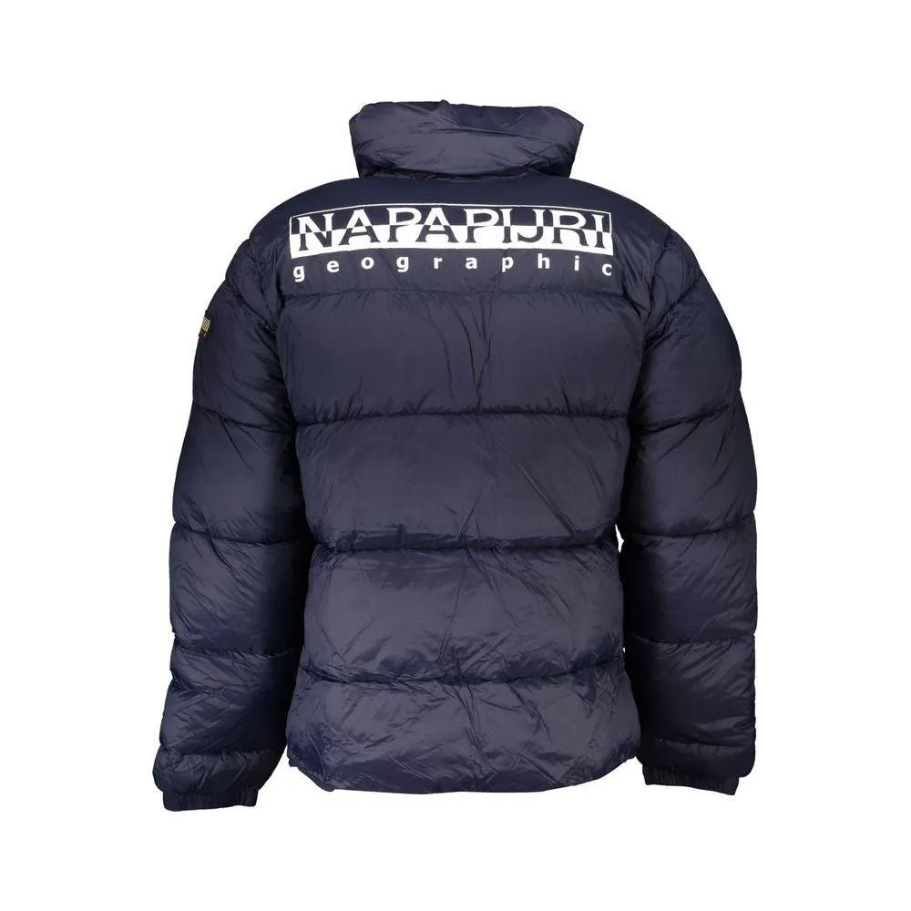 Napapijri Eco-Conscious Blue Jacket with Sleek Design