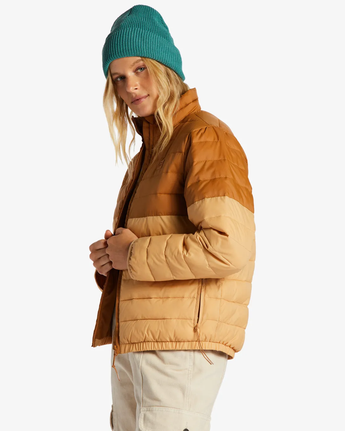 Never Stop Zip-Up Jacket - Caramel