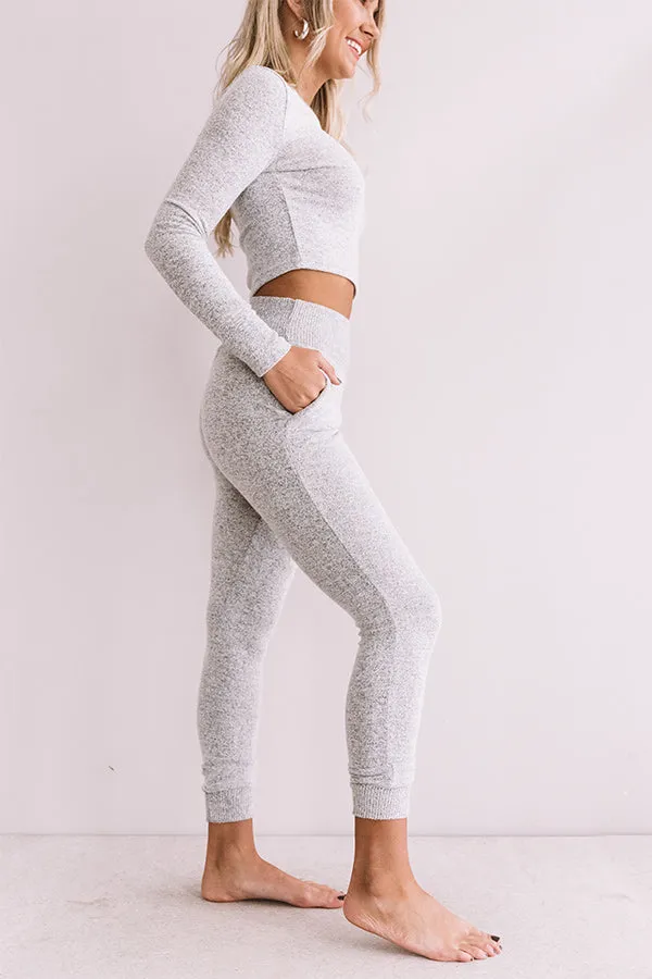 Newly Obsessed Joggers In Grey