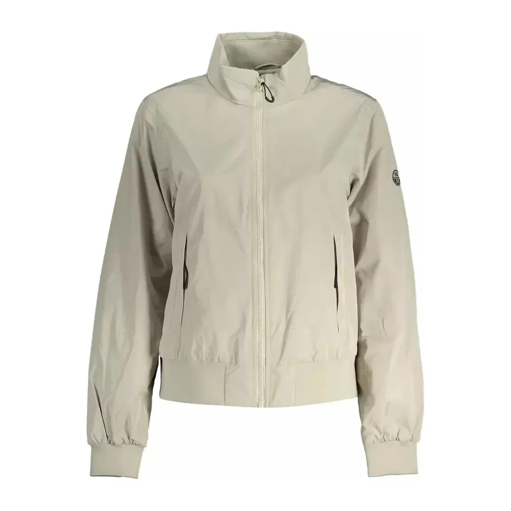 North Sails Gray Polyester Women Jacket