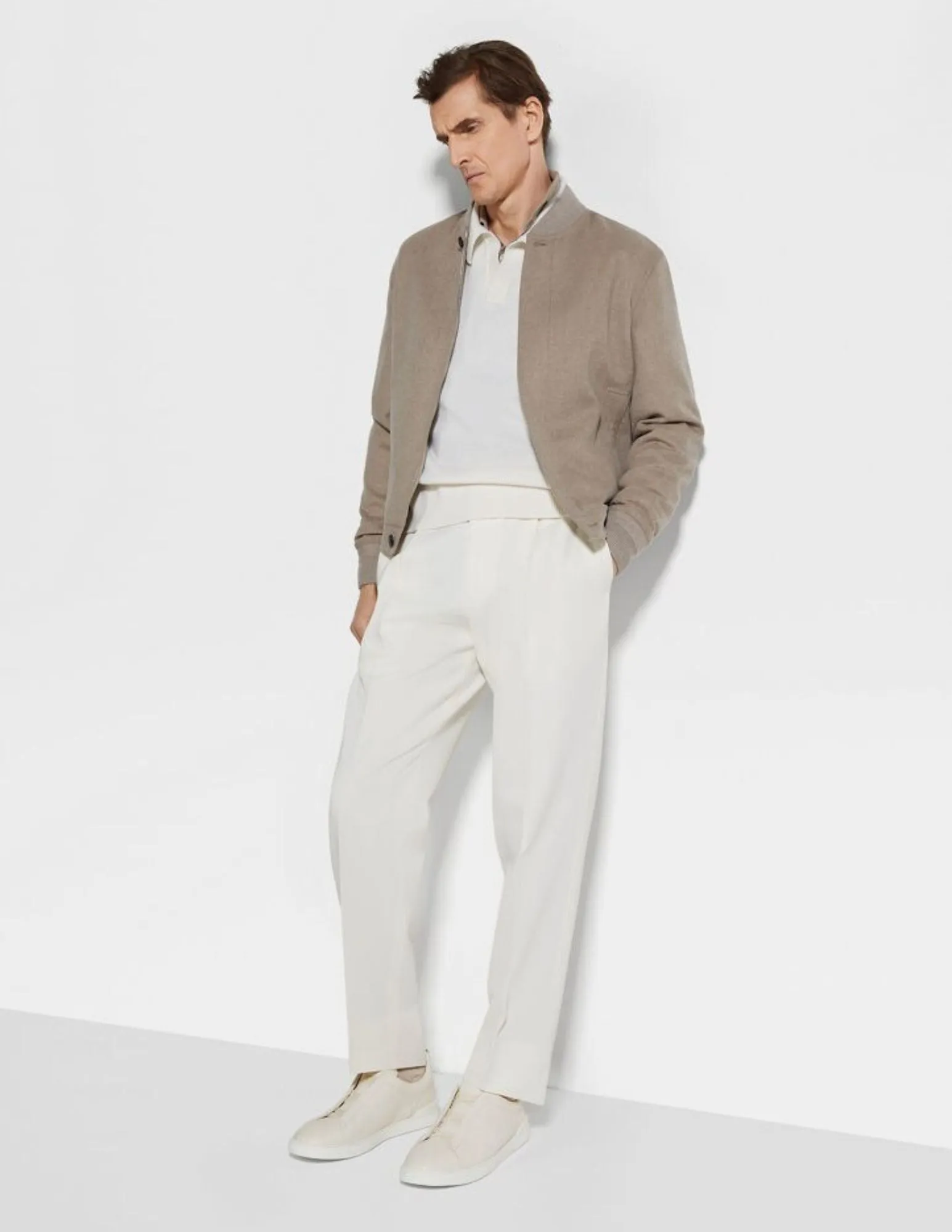 Oasi Cashmere Elements Blouson | Light Taupe