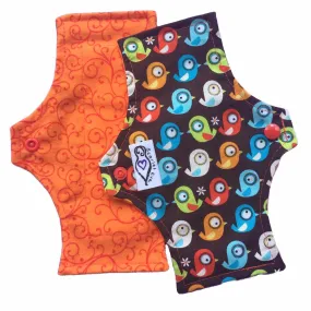 Orange Birds Tiny Pad