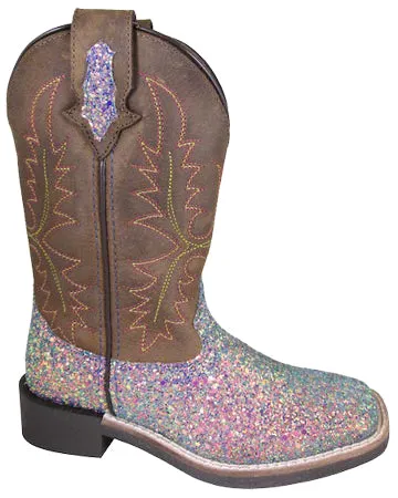 Pastel Ariel Glitter Boots for Kids from Smoky Mountain Boots