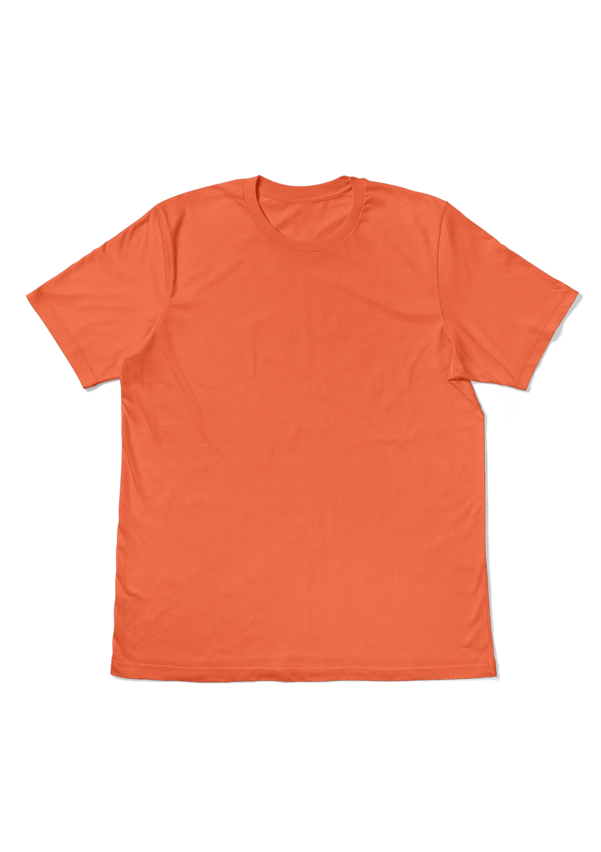 Perfect TShirt Co Womens Original Boyfriend T-Shirt - Lucky Coral Orange