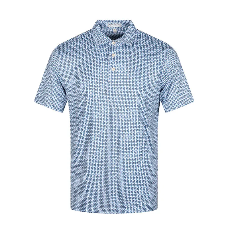 PETER MILLAR Pina Skullada Performance Men's Polo (White)