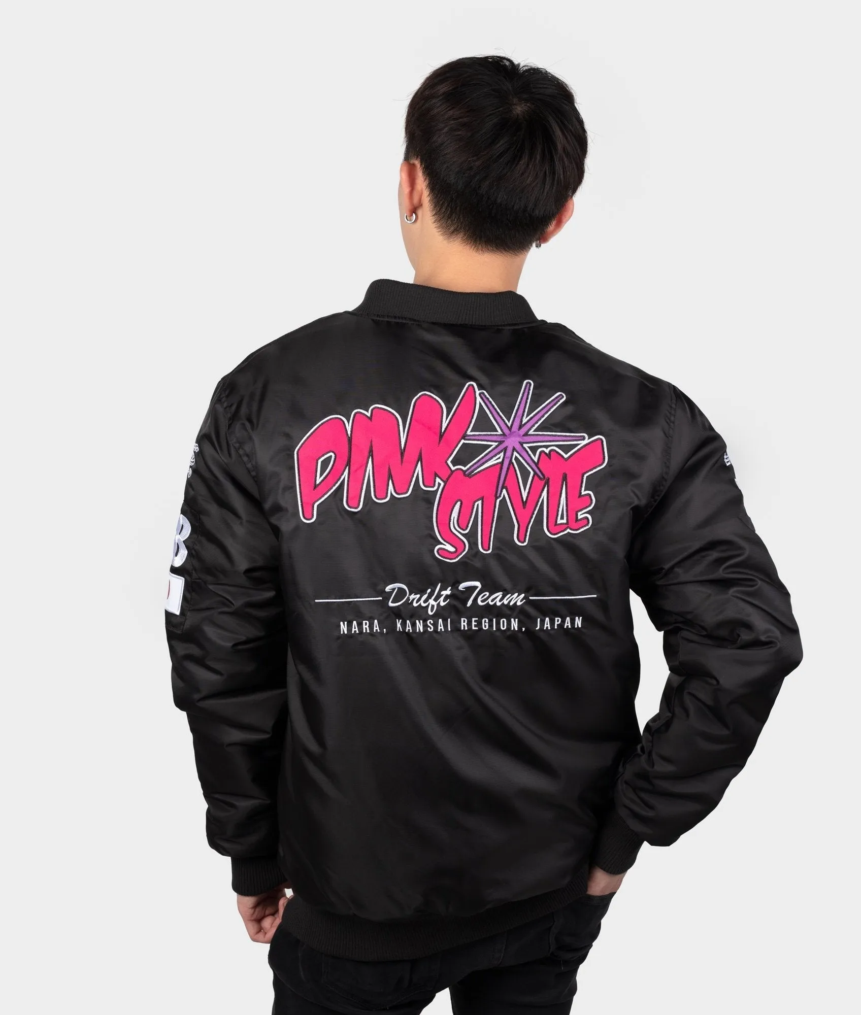 Pinkstyle - Drift Team Bomber Jacket