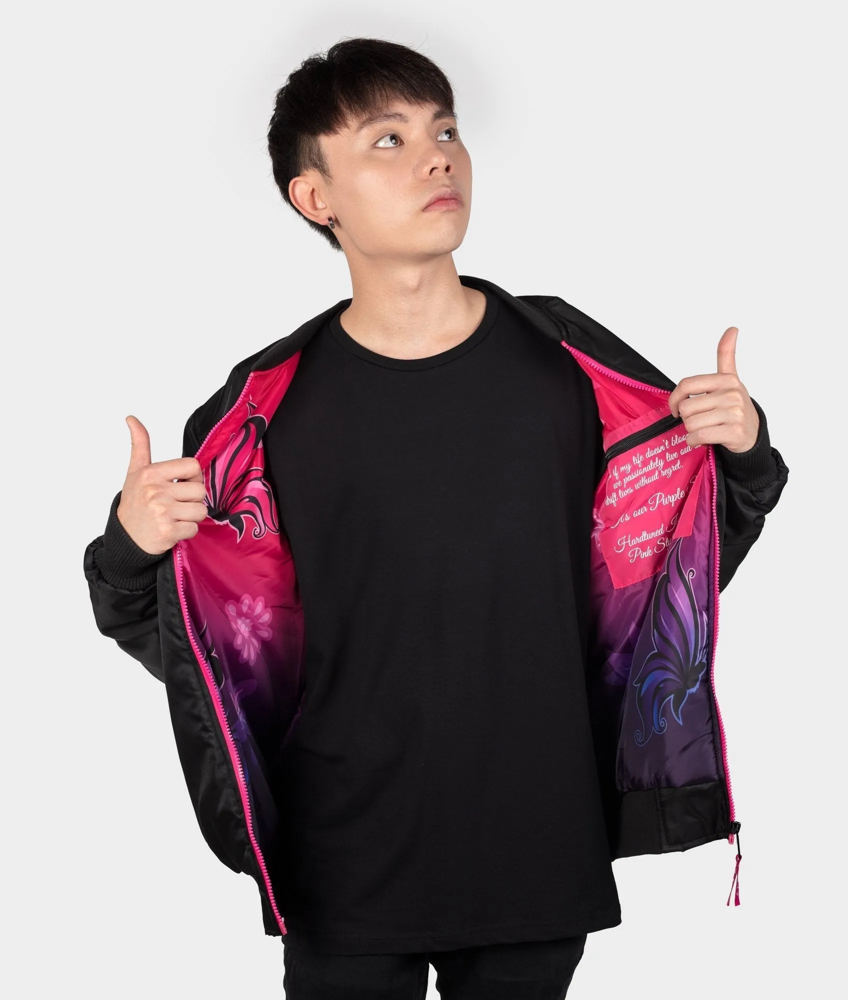 Pinkstyle - Drift Team Bomber Jacket