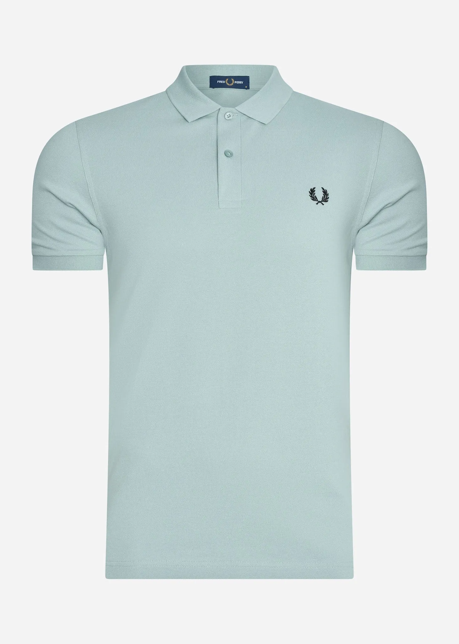 Plain fred perry shirt - silver blue