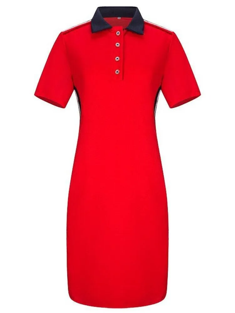 Polo Dress - Plus Size T-Shirt Dress