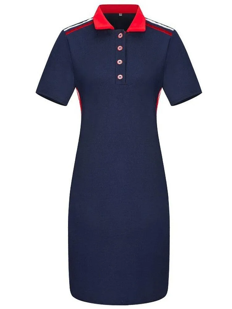 Polo Dress - Plus Size T-Shirt Dress