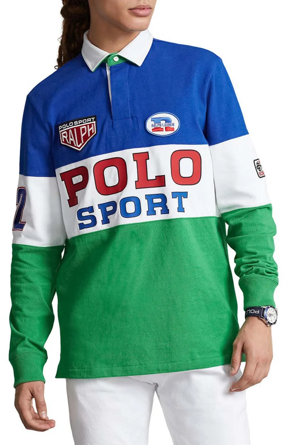 Polo Ralph Lauren Long Sleeve Rugby Shirt - Stem Multi