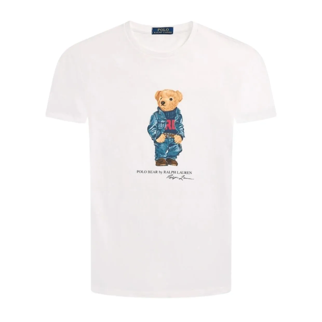 Polo Ralph Lauren Printed Polo Bear White T-Shirt