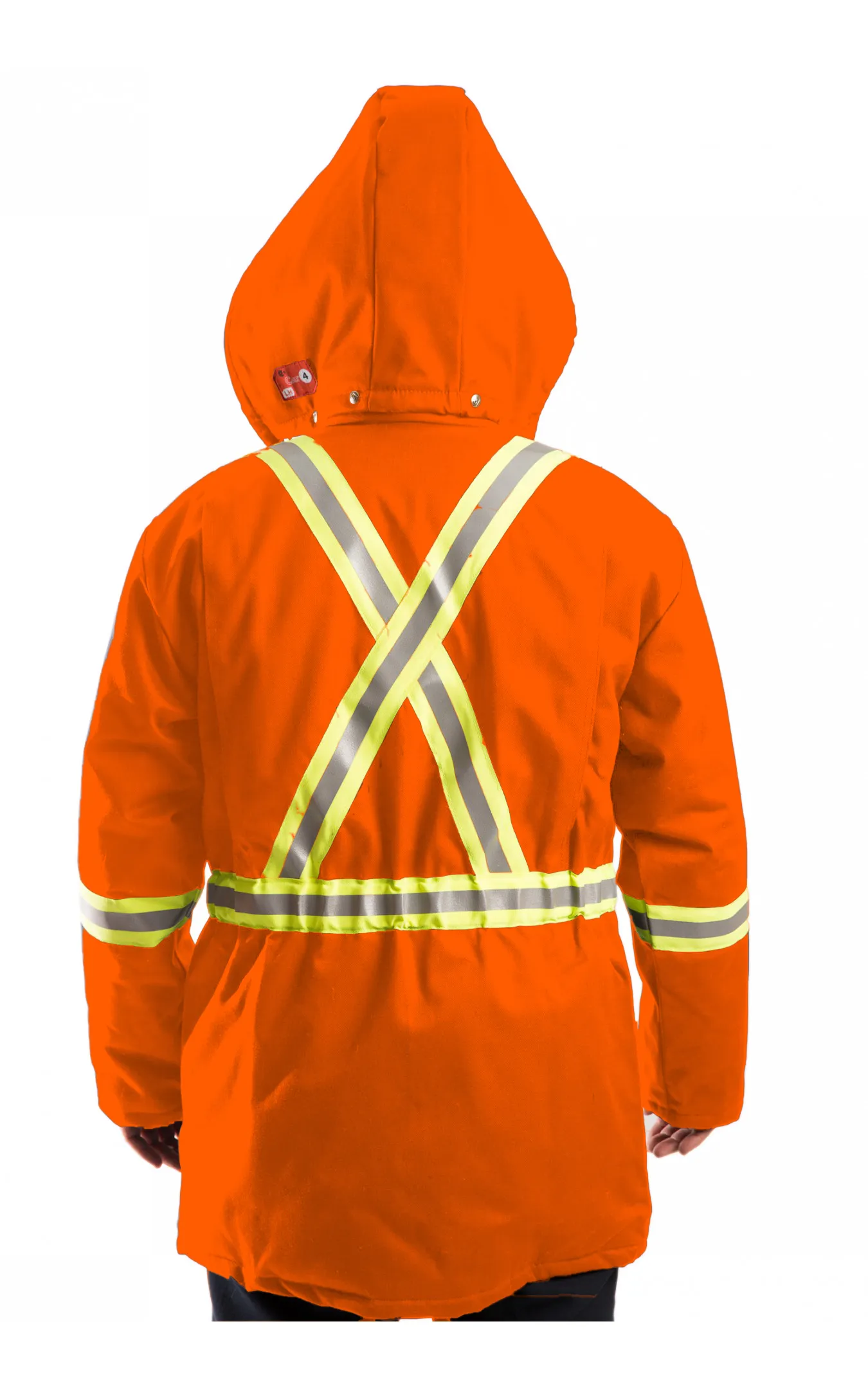 Premium Orange AR/FR Insulated Parka W/CSA Striping