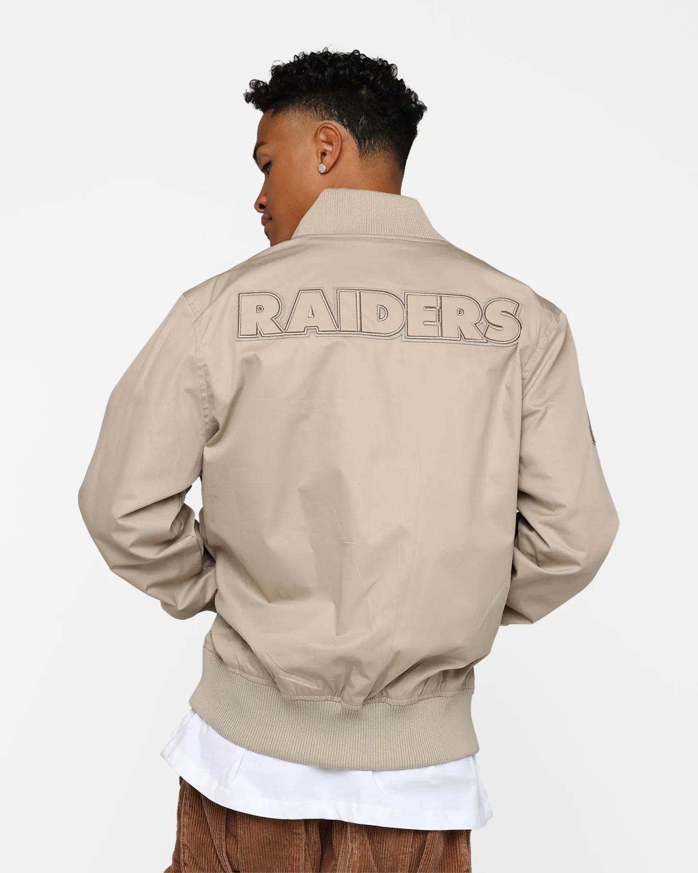 Pro Standard Las Vegas Raiders Neutral Jacket Taupe