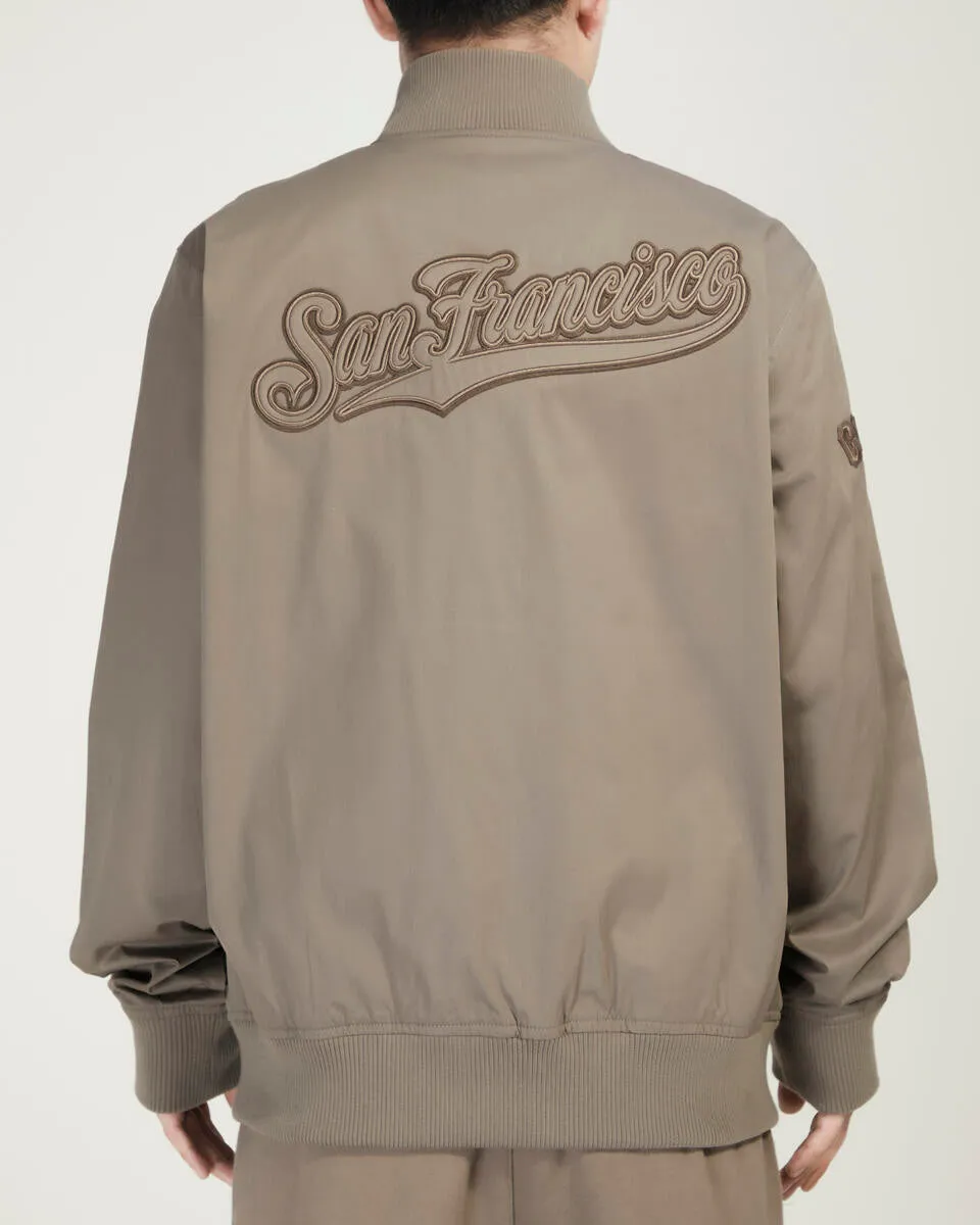 Pro Standard San Francisco Giants Neutral Twill Jacket