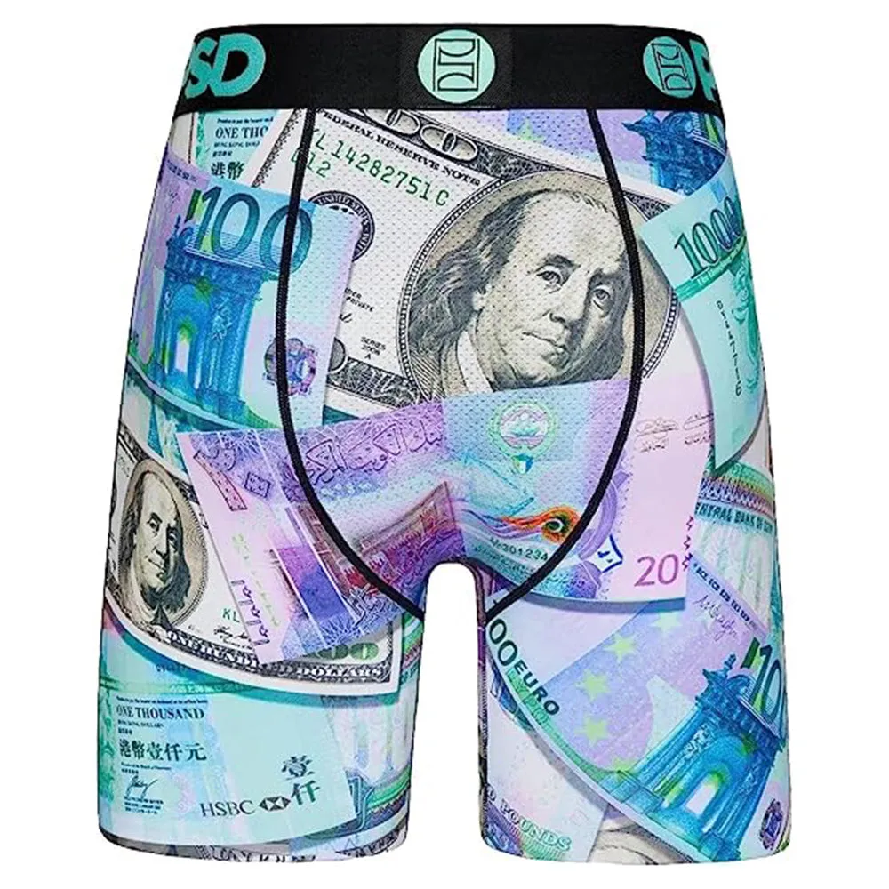 PSD Men's World Currency Boxer Briefs