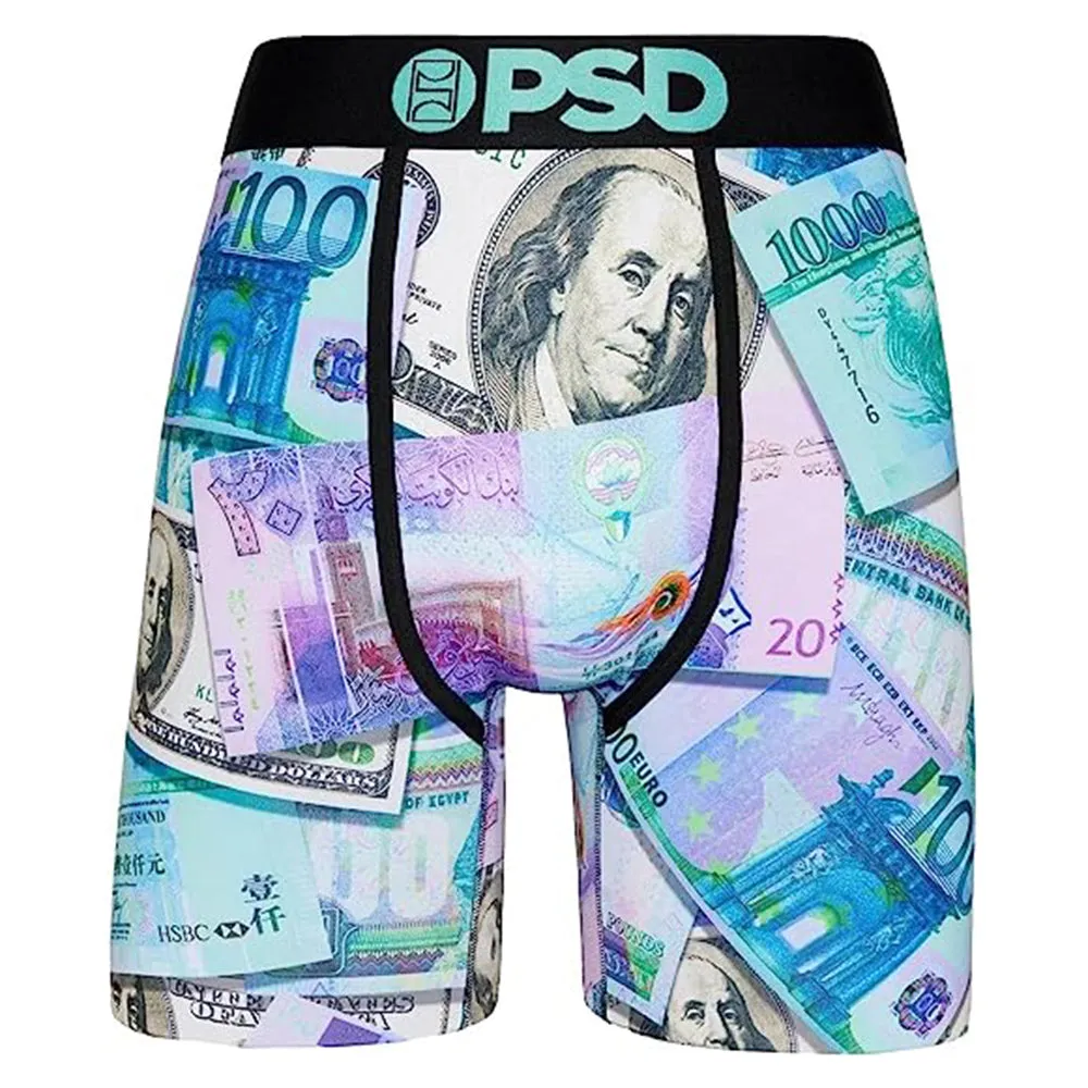 PSD Men's World Currency Boxer Briefs