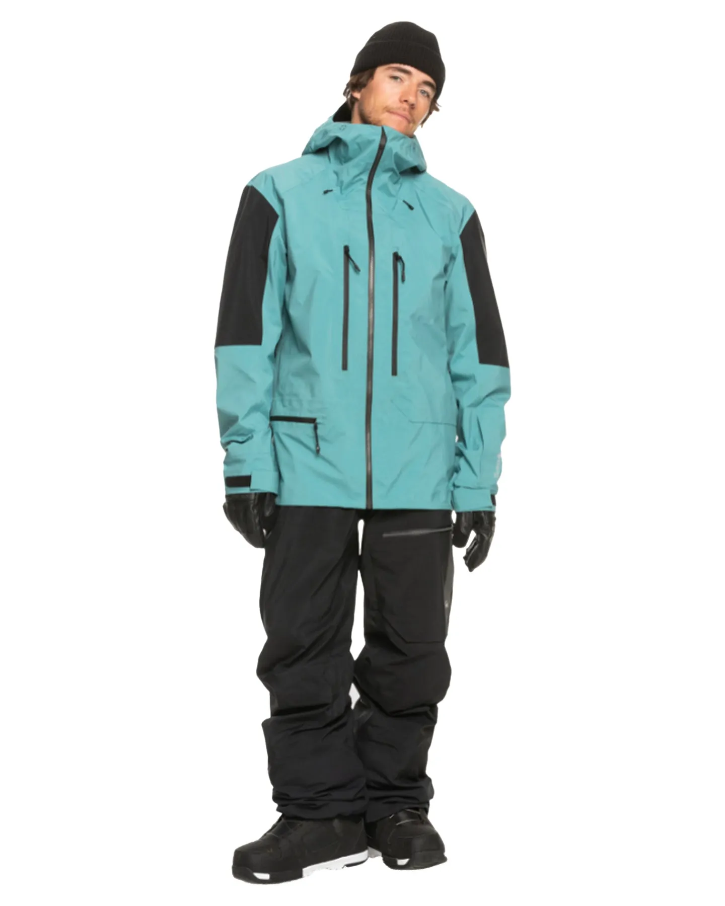 Quiksilver Highline Pro T Rice 3L Gore-Tex Technical Snow Jacket - Brittany Blue