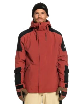 Quiksilver Men's Radicalo Technical Snow Jacket - Marsala