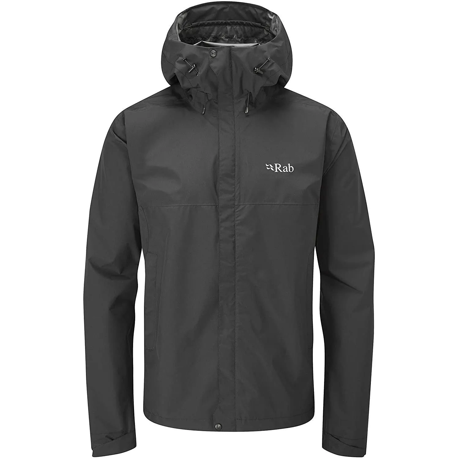 Rab Men's Downpour Eco Waterproof Breathable Jacket for Hiking and Climbing