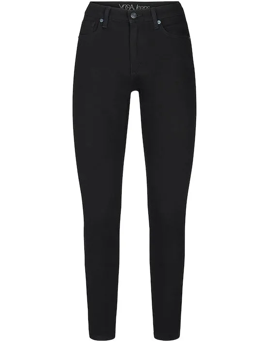 RACHEL CLASSIC RISE SKINNY JEANS / BLACK