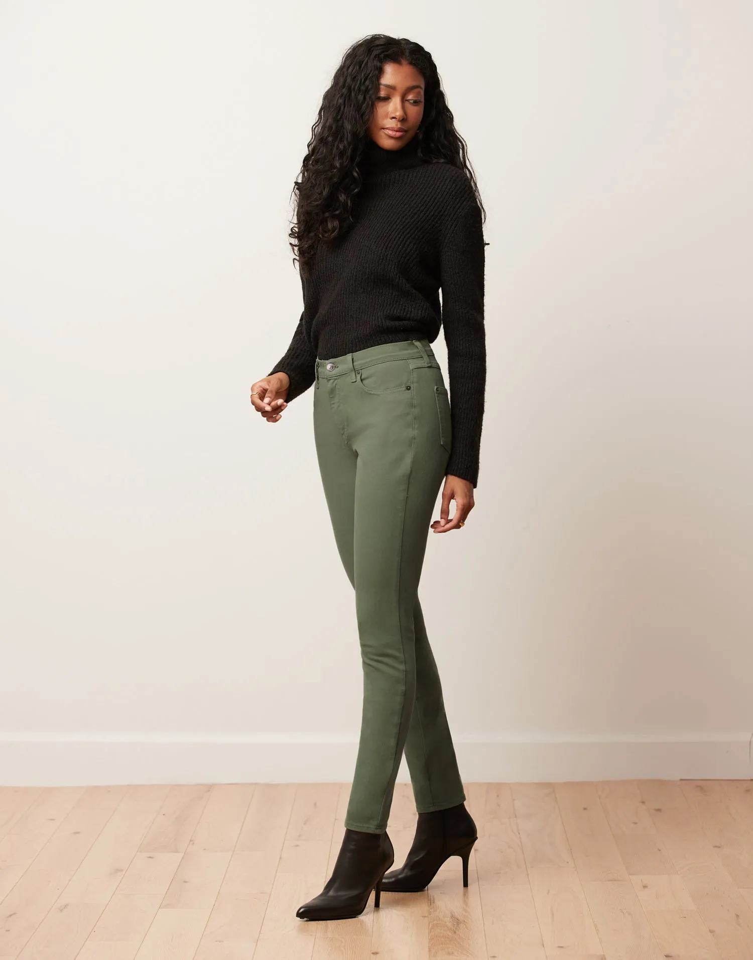 RACHEL SKINNY JEANS / WATERCRESS