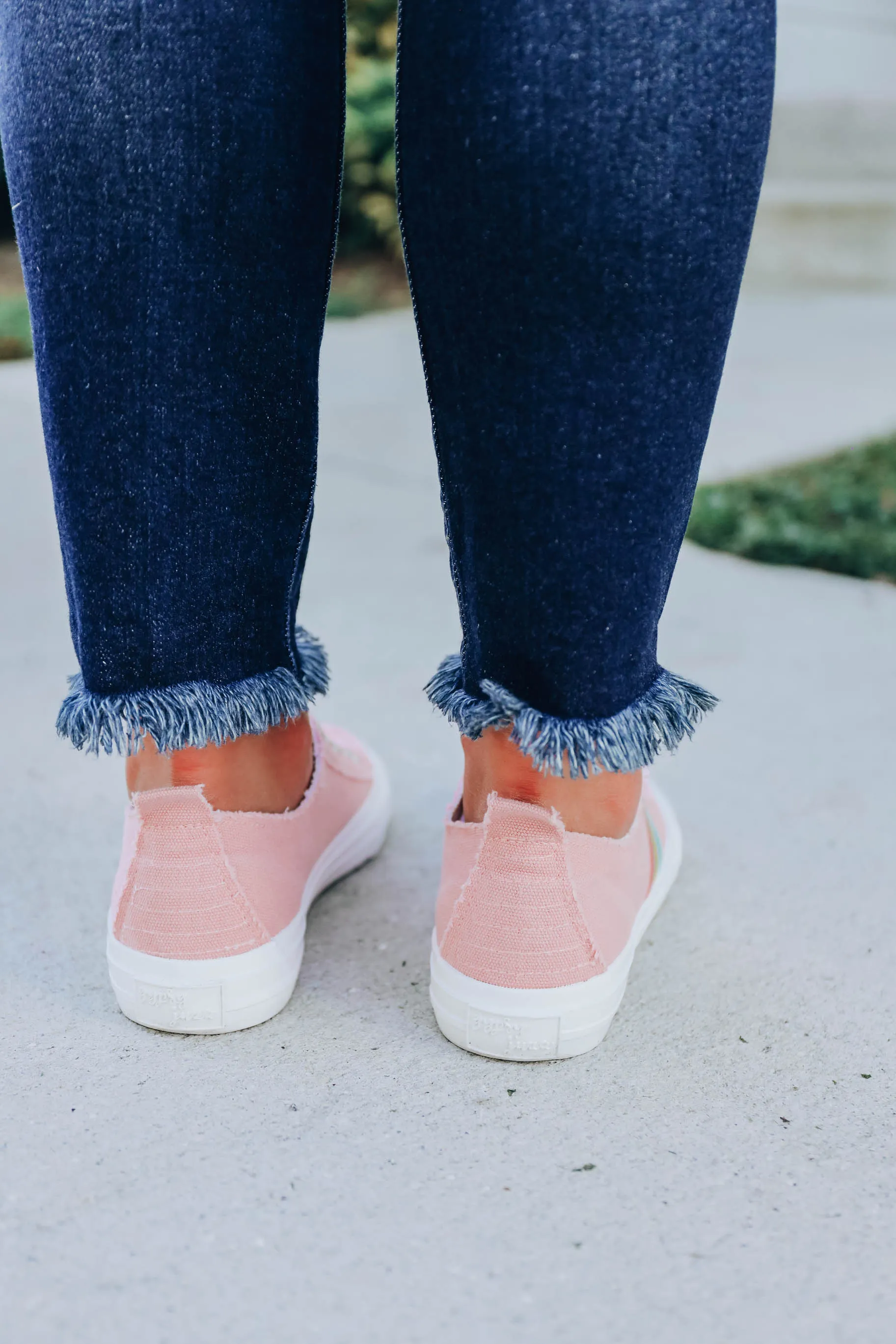 Rainbow Slip on Sneaker by Very G - Blush