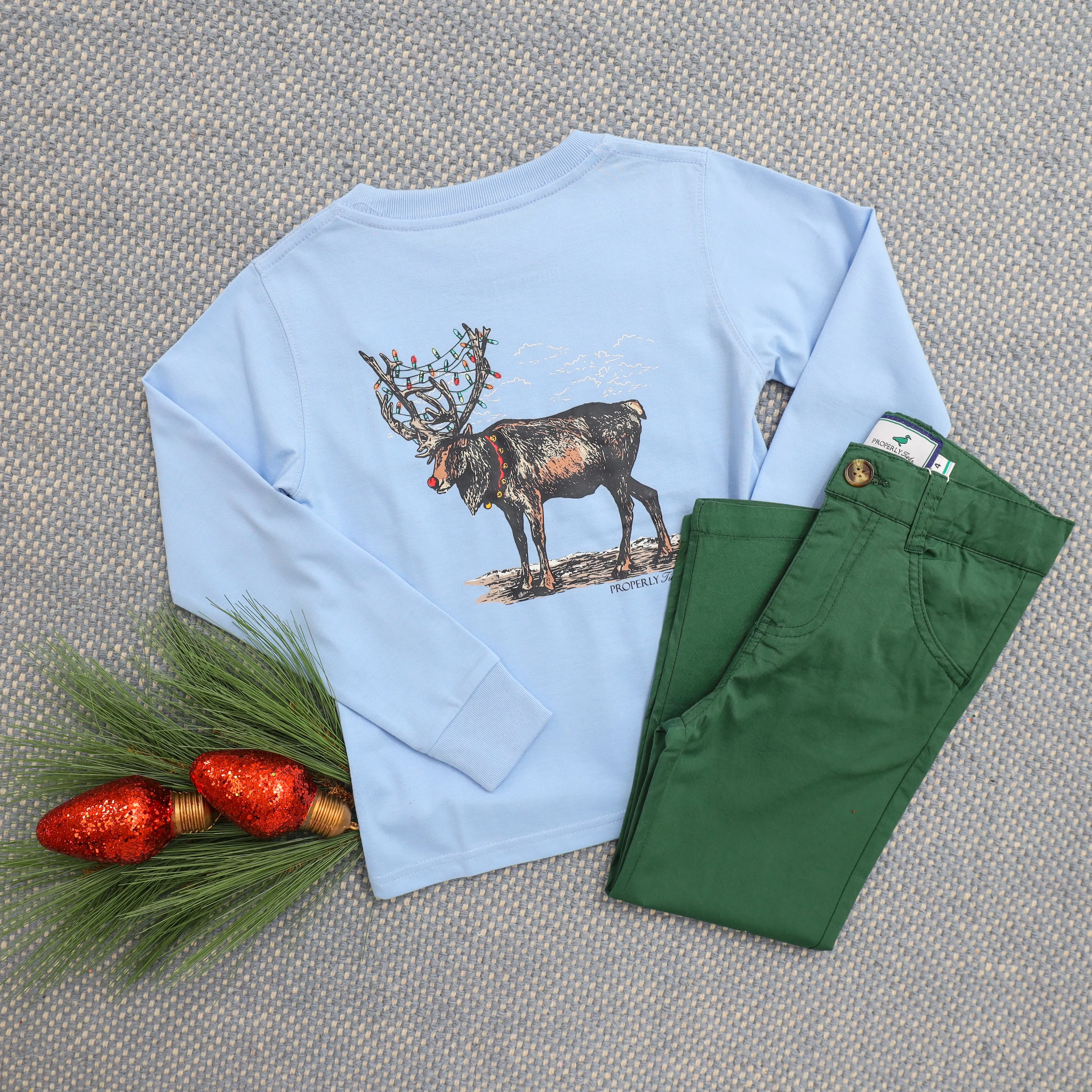 Reindeer LS- Light Blue