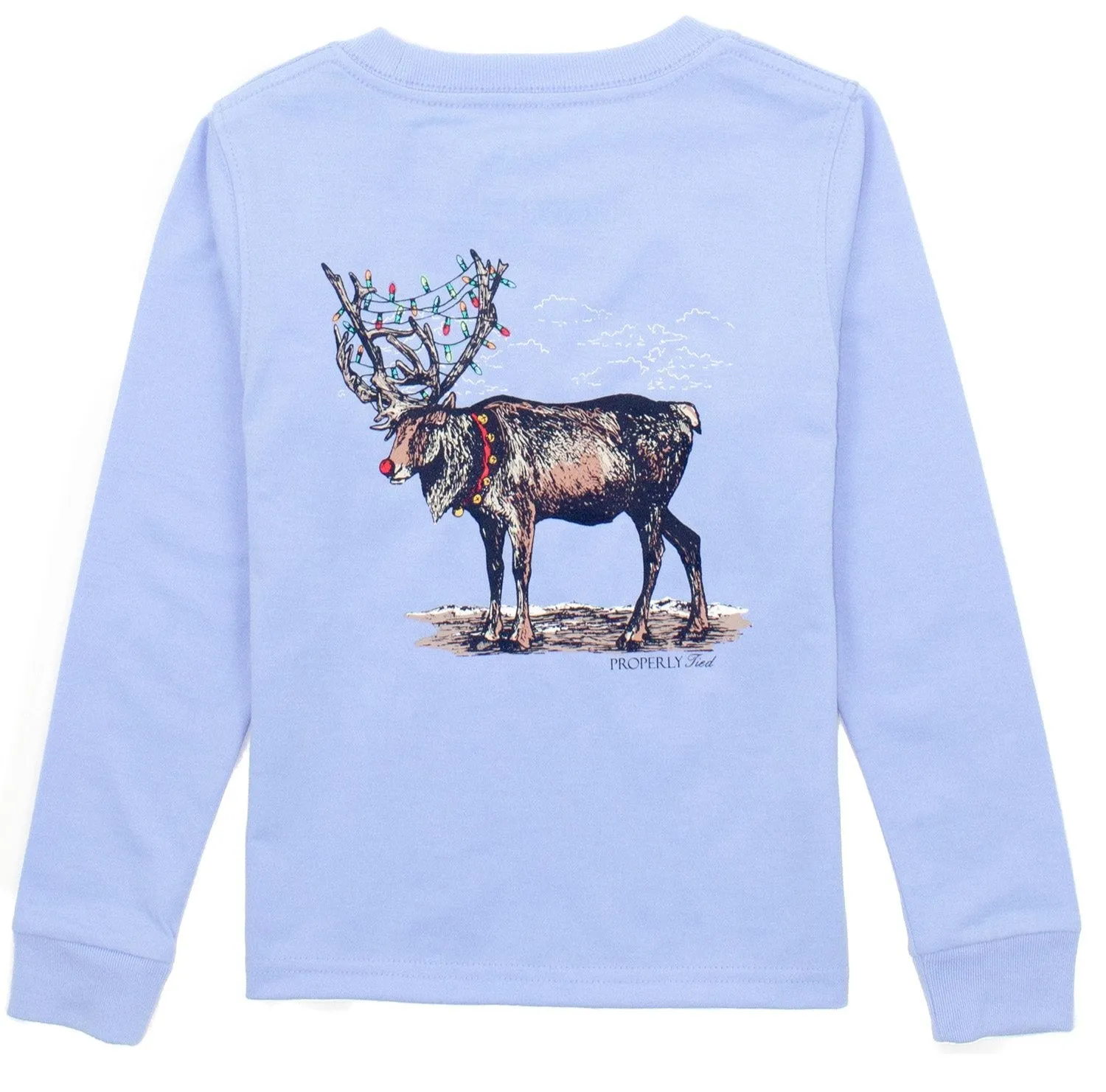 Reindeer LS- Light Blue