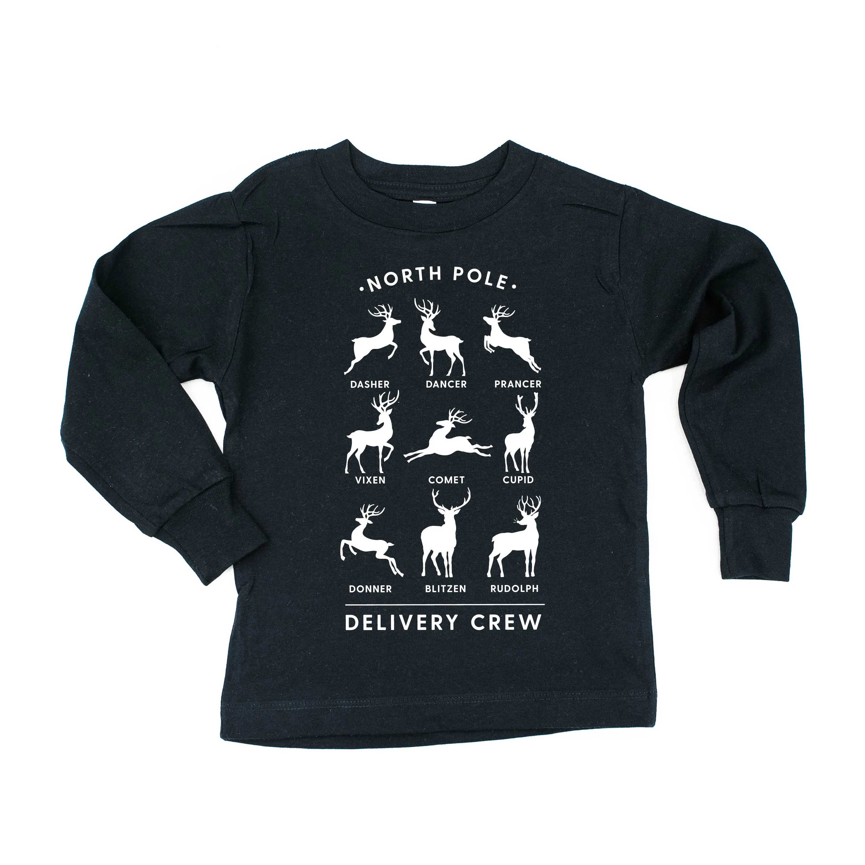 Reindeer - North Pole Delivery Crew - Child LONG SLEEVE Tee