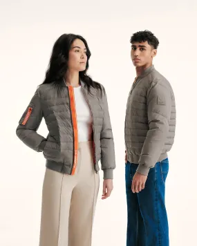 Rhona Taupe Bomber Jacket JOTT x PALLADIUM