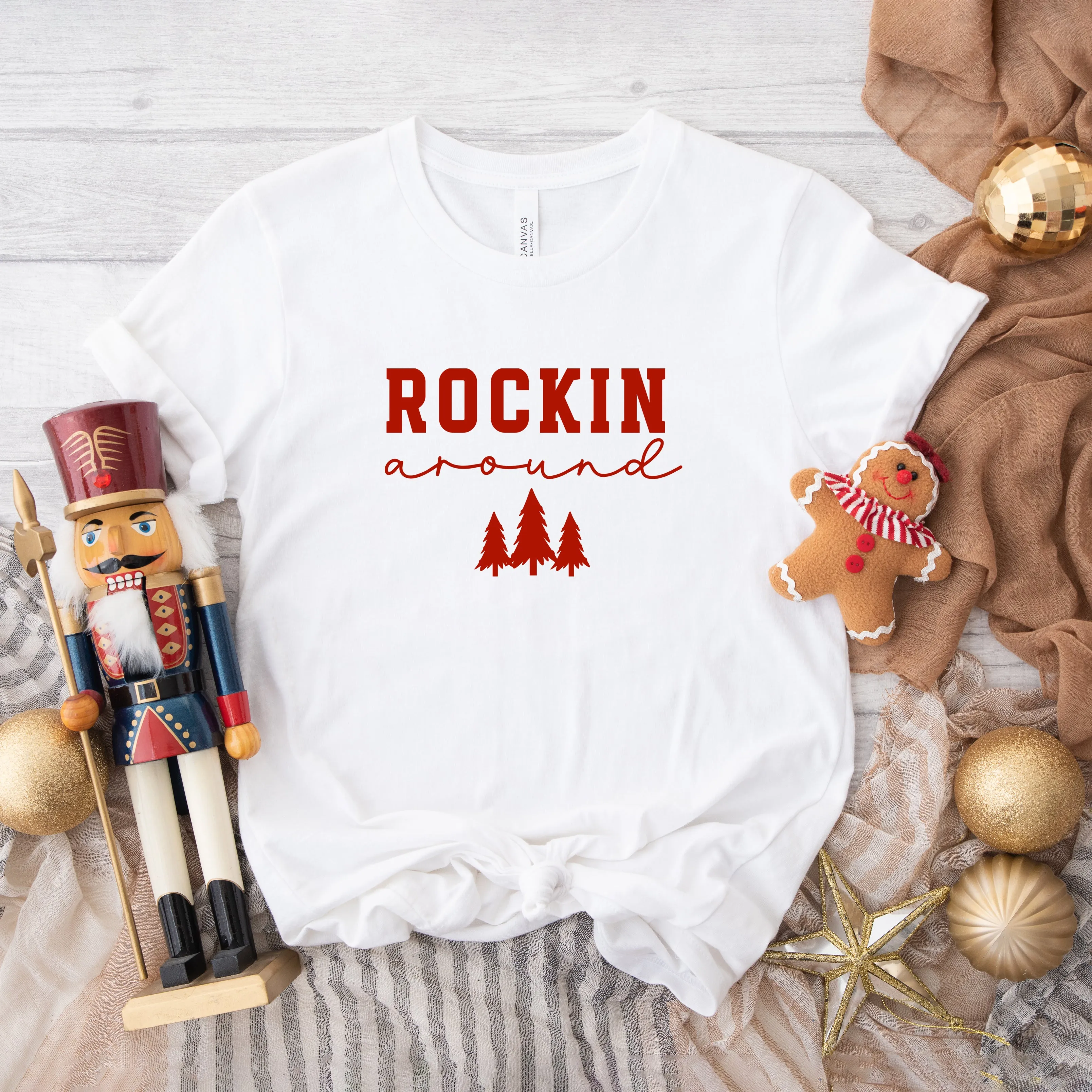 Rockin' Christmas Tree | Short Sleeve Crew Neck