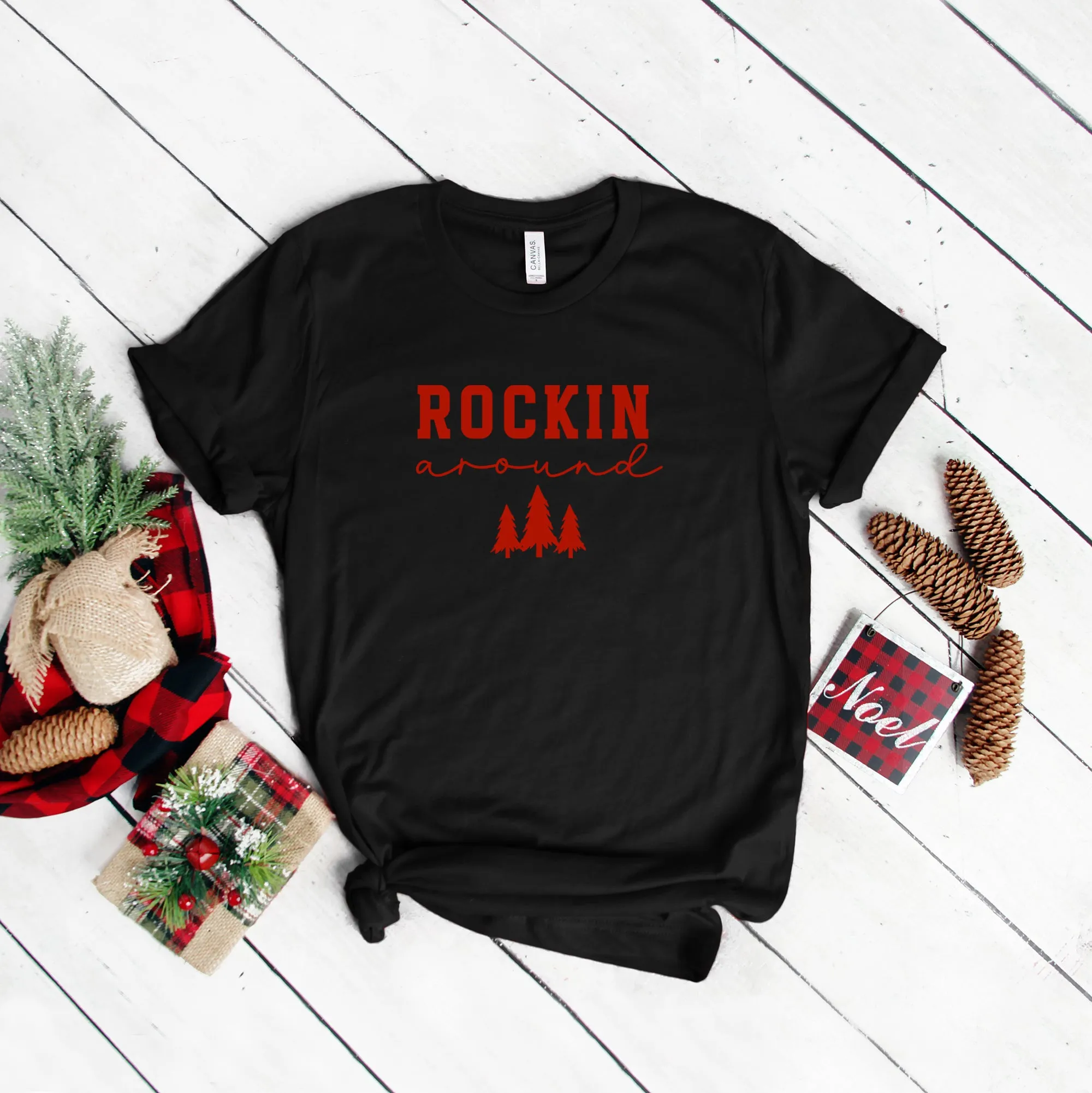 Rockin' Christmas Tree | Short Sleeve Crew Neck