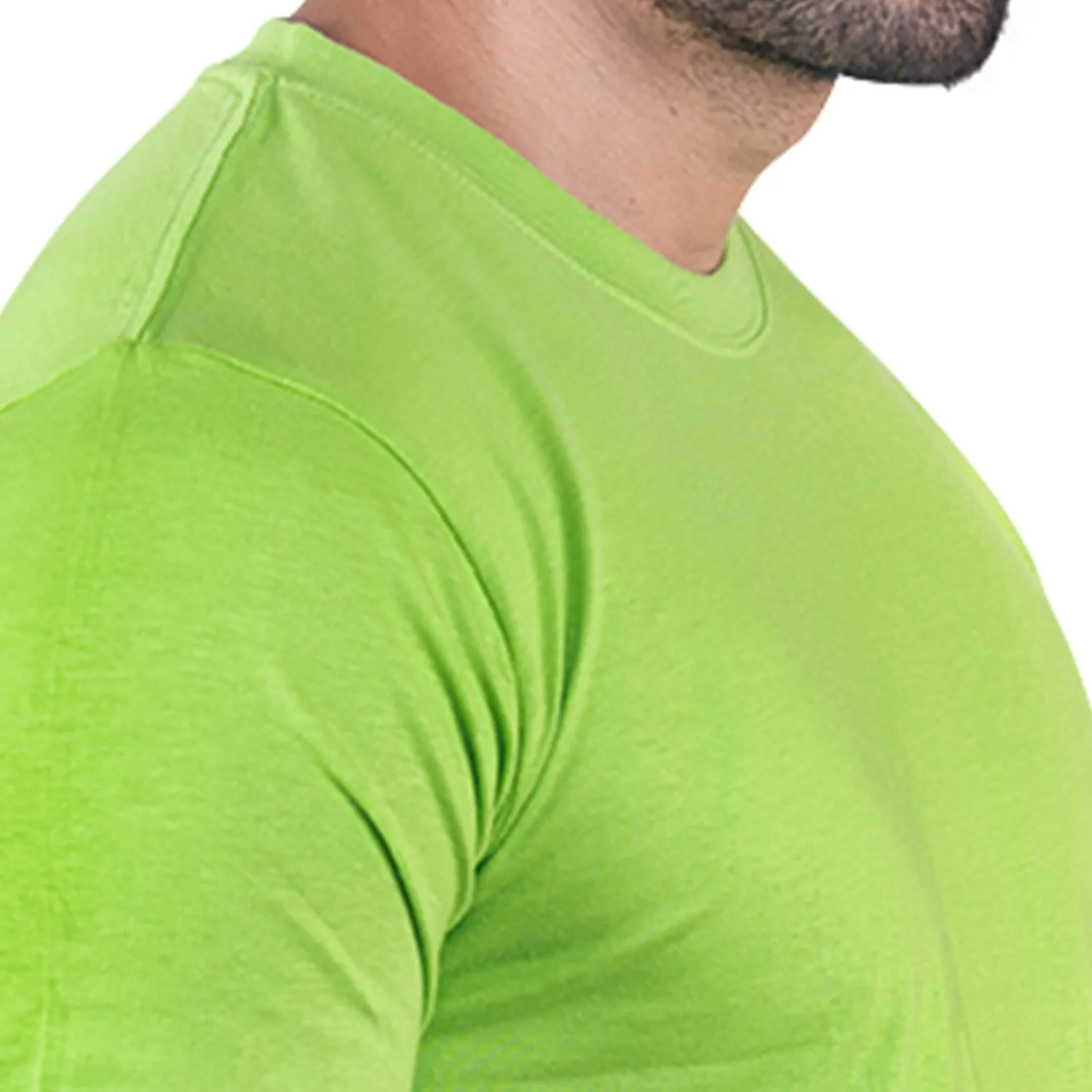 Round Neck Lime Half Sleeve